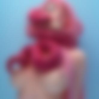 Фото Девушка с розовыми волосами и розовой змеей, by Nikita Veprikov