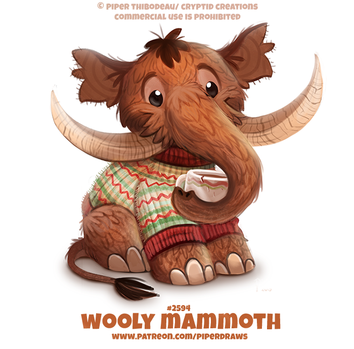 Фото Мамон в свитере (Wooly Mammoth), by Cryptid-Creations