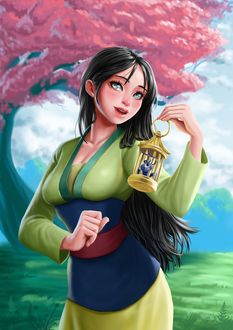 Фото Mulan / Мулан и Cri-Kee / Кри-ки из мультфильма Mulan / Мулан, by Dsabotender
