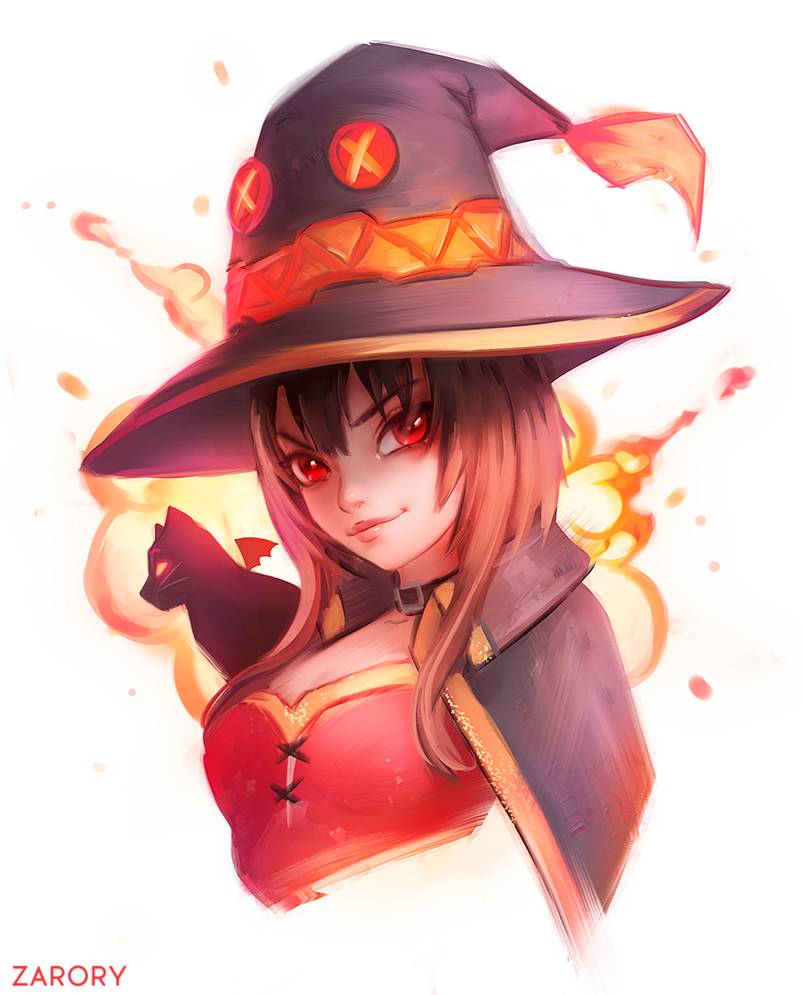 Фото Megumin / Мэгумин из аниме Kono Subarashii Sekai ni Shukufuku wo!/Этот  замечательный мир, by Zarory