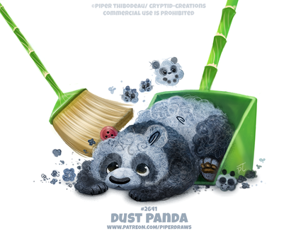 Фото Пыльная панда (Dust Panda), by Cryptid-Creations