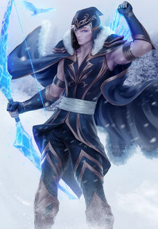 Фото Ashe / Эш из игры League of Legends / Лига Легенд в образе парня, by Zarory
