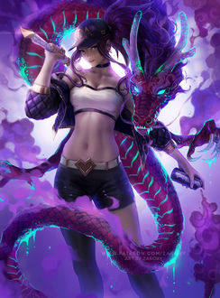 Фото Akali Dal / Акали Дал из игры League of Legends / Лига Легенд, by Zarory