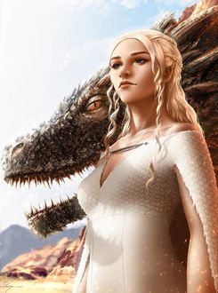 Фото Daenerys Targaryen / Дейенерис Таргариен из сериала Game of Thrones / Игра престолов, by Zarory