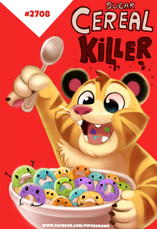 Фото Тигр с сухим завтраком (Cereal Killer), by Cryptid-Creations