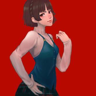 Фото Makoto Niijima / Макото Нидзима из аниме Persona 5 the Animation / Персона 5, by natataeaq