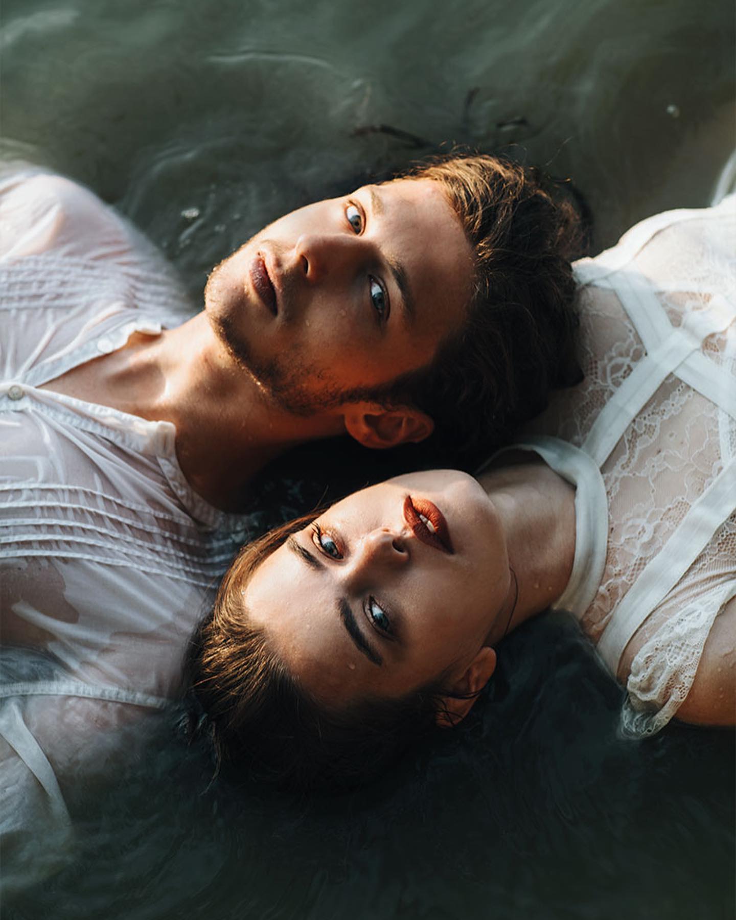 Фото Девушка Renata Beslac с парнем Nikola Miloradovic в воде. Фотограф Jovana Rikalo
