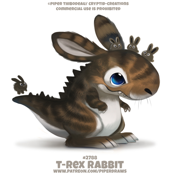 Фото Кролики на Рексе-кролике (T-Rex Rabbit), by Cryptid-Creations