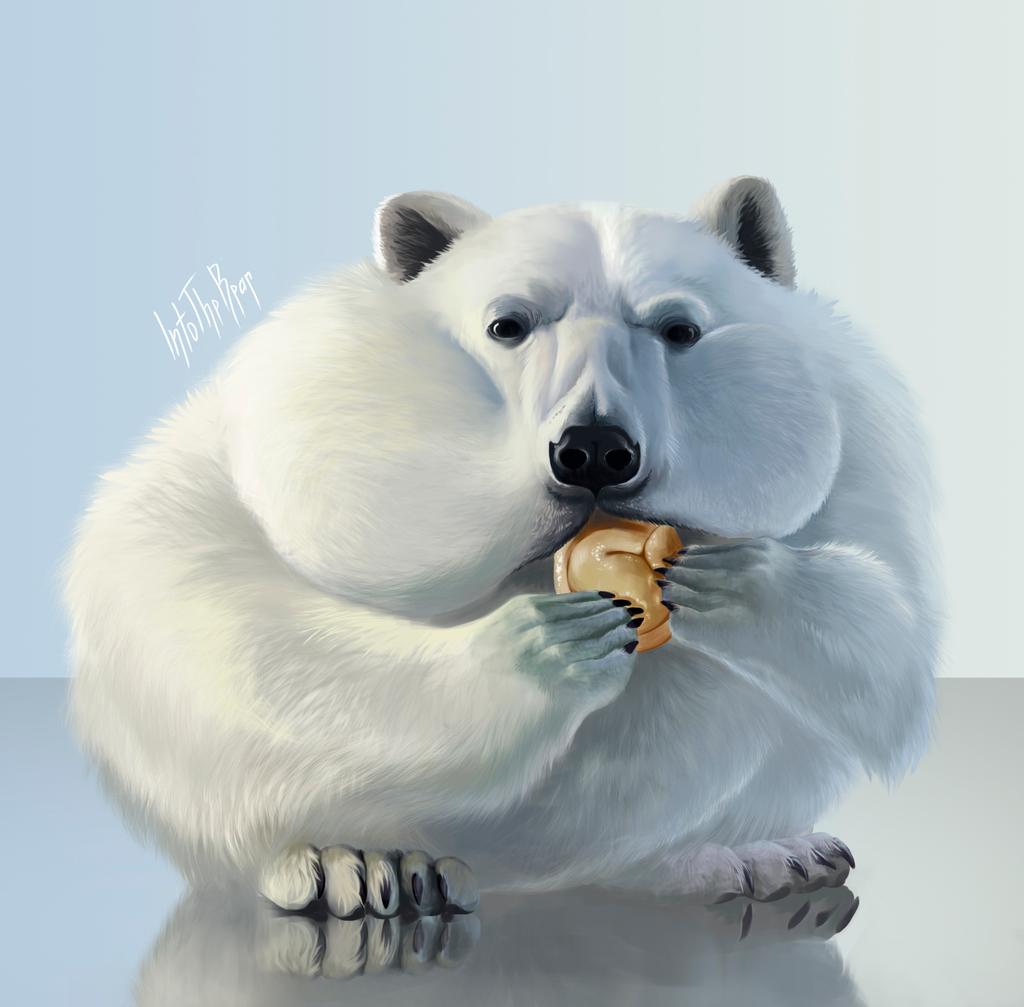 Фото Белый полярный медведь-хомяк, by IntoTheBear