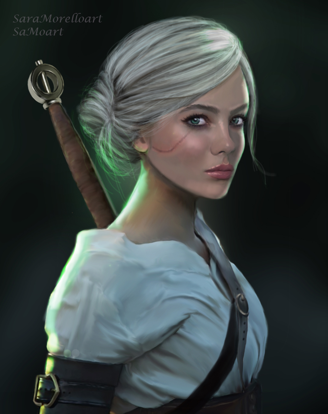 Фото Цири / Ciri - персонаж игры Ведьмак / Witcher, The Witcher Card Game /  Карточная игра, by SaMo-art