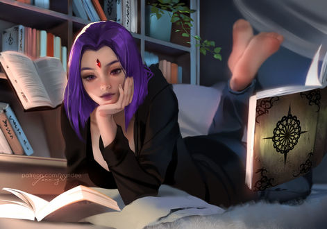 Фото Рейвен / Raven из мультсериала Юные Титаны / Teen Titans, by Jyundee