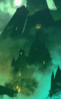Фото Замок, окутанный туманом из игры Bloodborne, by Anato Finnstark