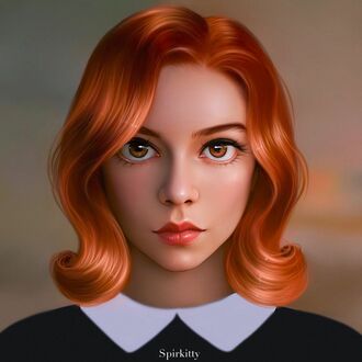 Фото Героиня сериала Ход Королевы / The Queens Gambit / Ферзевый гамбит, by spirkitty