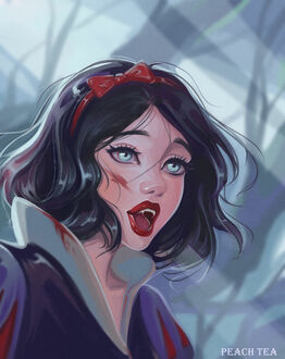 Фото Snow White / Белоснежка в образе вампира из мультфильма Snow White and the Seven Dwarfs / Белоснежка и семь гномов, by PeachTea