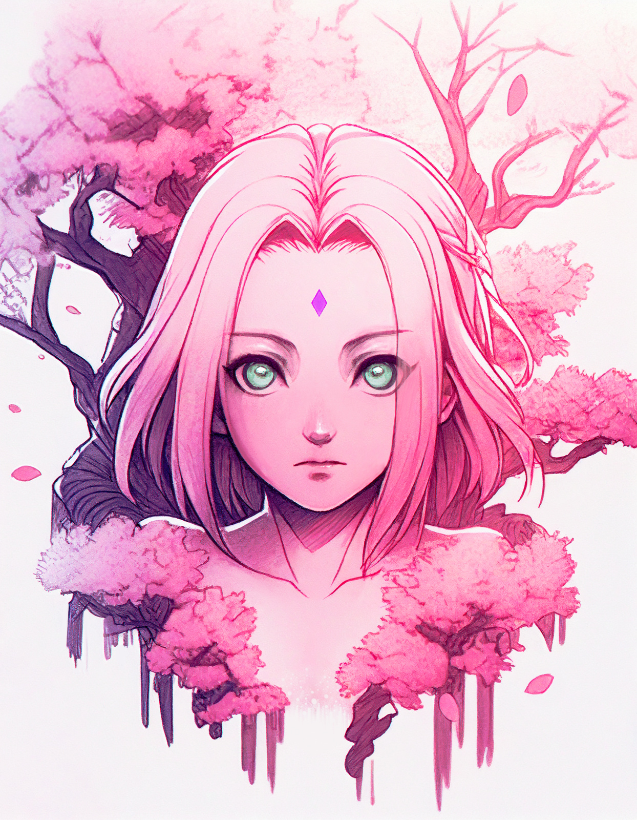 Фото Сакура Харуно / Sakura Haruno из аниме Наруто / Naruto