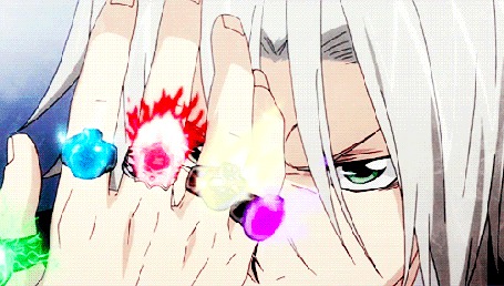 Анимация Гокудера Хаято / Gokudera Hayato из аниме Репетитор-киллер Реборн / Katekyo hitman Reborn