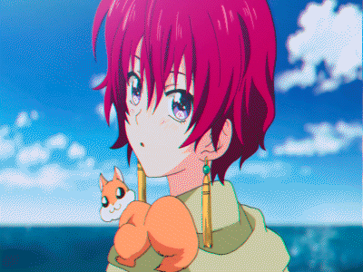 Анимация Йона / Yona из аниме Рассвет Йоны / Йона на заре / Akatsuki no Yona, гифка Йона / Yona из аниме Рассвет Йоны / Йона на заре / Akatsuki no Yona