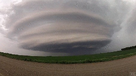 Анимация Образующееся торнадо, by Orbo