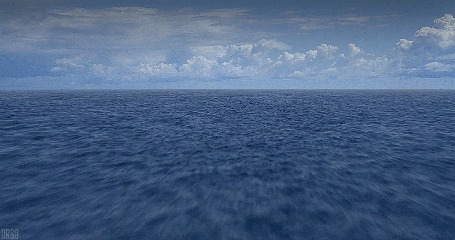 Анимация Быстро движущиеся морские волны