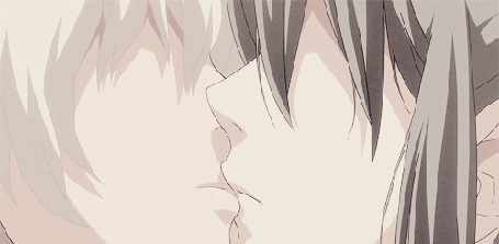 Анимация Сион / Shion целует Нэдзуми / Nezumi, кадры из аниме Шестая зона / No. 6