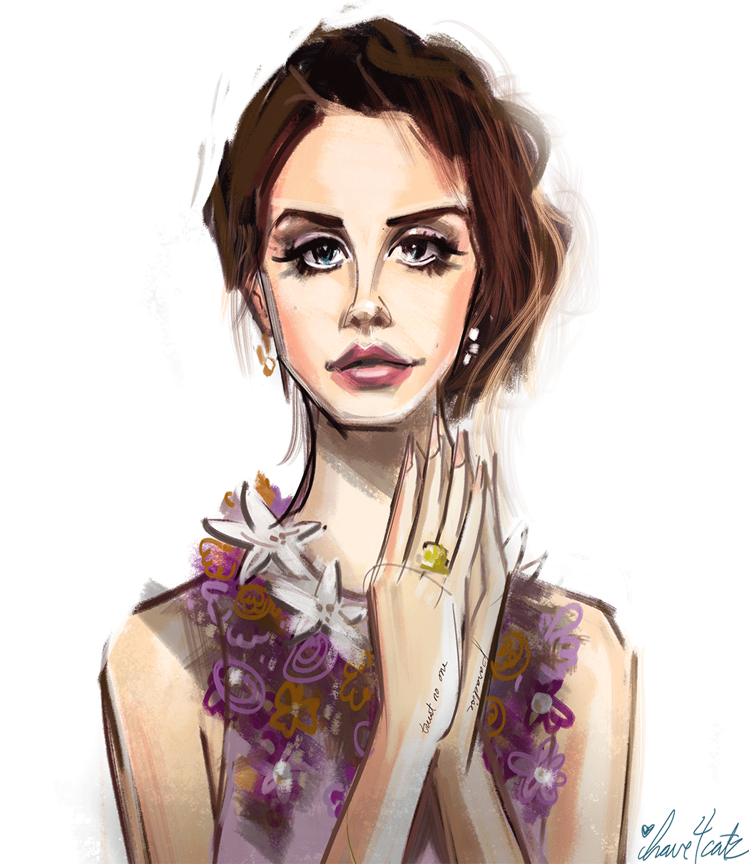 Анимация Певица Lana Del Rey / Лана Дель Рэй, гифка Певица Lana Del Rey / Лана Дель Рэй