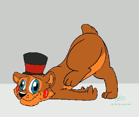 Анимация Смешной мишка, by Koili