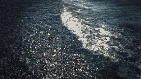 Анимация Чистая прозрачная морская вода