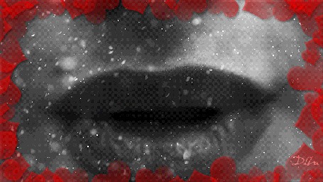 Анимация Красивая девушка в черных перчатках поет и танцует / ДИЗА/