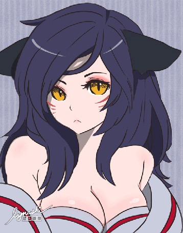 Анимация Ари / Ahri из игры Лига Легенд / League of Legends