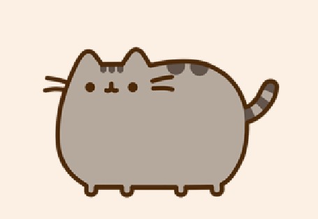 Анимация Pusheen The Cat / Пушен Кэт машет хвостом