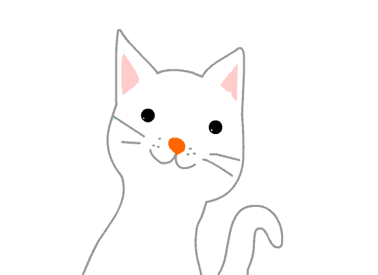 Анимация Белый кот прикрывает глаза и дергает хвостом, гифка Белый кот прикрывает глаза и дергает хвостом