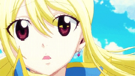 Анимация Люси Хартфилия / Lucy Heartfilia из аниме Хвост феи / Fairy Tail