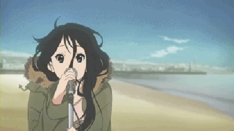 Анимация Мио Акияма / Mio Akiyama из аниме Кейон / K - on!