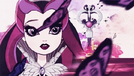 Анимация Raven Queen / Рейвен Квин из мультфильма Ever After High / Эвер афтер хай