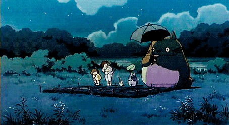 Анимация Totoro / Тоторо и его друзья из аниме Tonari no Totoro / Мой сосед Тоторо