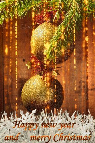 Анимация Шары весят на елке, (Happy new year and merry Christmas / Счастливого Нового года и рождества) (Eclipse Moon), гифка Шары весят на елке, (Happy new year and merry Christmas / Счастливого Нового года и рождества) (Eclipse Moon)