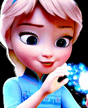 Анимация Эльза / Elsa учится колдовать, мультфильм Холодное Сердце / Frozen,