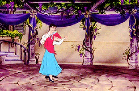 Анимация Русалочка танцует с принцем, мультфильм Русалочка / The Little Mermaid