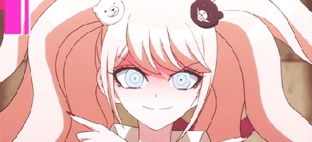 Анимация Эношима Джунко / Enoshima Junko из аниме Академия отчаяния / Dangan Ronpa