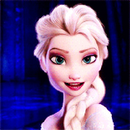 Анимация Эльза / Elsa резко разворачивается, Мультфильм Холодное сердце / Frozen