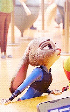 Анимация Крольчиха Джуди Хопс / Judy Hopps очень недовольна, мультфильм Зверополис / Zootopia