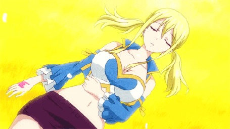 Анимация Люси Хартфилия / Lucy Heartfilia из аниме Хвост феи / Fairy Tail