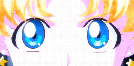 Анимация Усаги Цукино / Usagi Tsukino / Сейлор Мун / Sailor Moon / Принцесса Серенити / Princess Serenity из аниме Прекрасная воительница Сейлор Мун: Кристалл / Sailor Moon Crystal атакует врага
