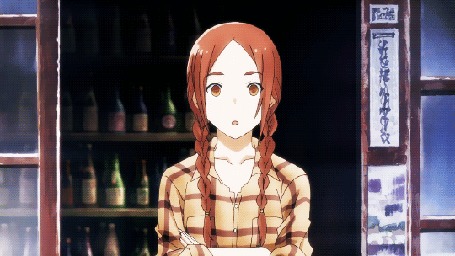 Анимация Нао Ишиватари / Nao Ishiwatari из аниме Полет ведьмы / Flying Witch