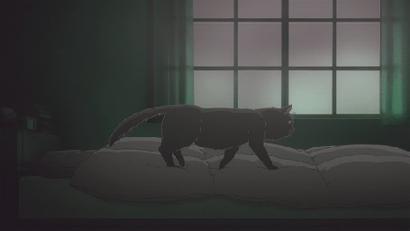 Анимация Кот Дару / Daru из аниме Она и ее кот: Все меняется / Kanojo to Kanojo no Neko: Everything Flows