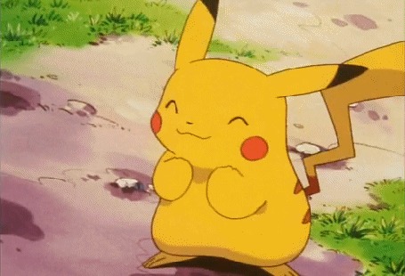 Анимация Пикачу / Pikachu весело танцует