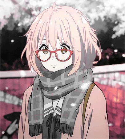 kuriyama mirai (kyoukai no kanata) drawn by greedydeviant