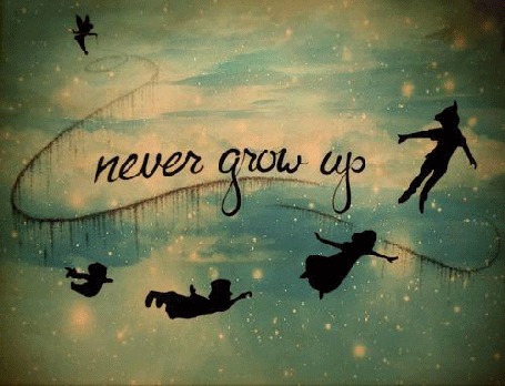 Анимация Летающие люди / never grow up