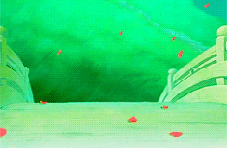 Анимация Принцесса Мулан спрыгивает и медленно уходит, Disney Princess Screencaps