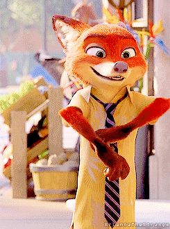 Анимация Ник Уайлд / Nick Wilde из мультфильма Зверополис / Zootropolis, by Brianna The Stranga, гифка Ник Уайлд / Nick Wilde из мультфильма Зверополис / Zootropolis, by Brianna The Stranga
